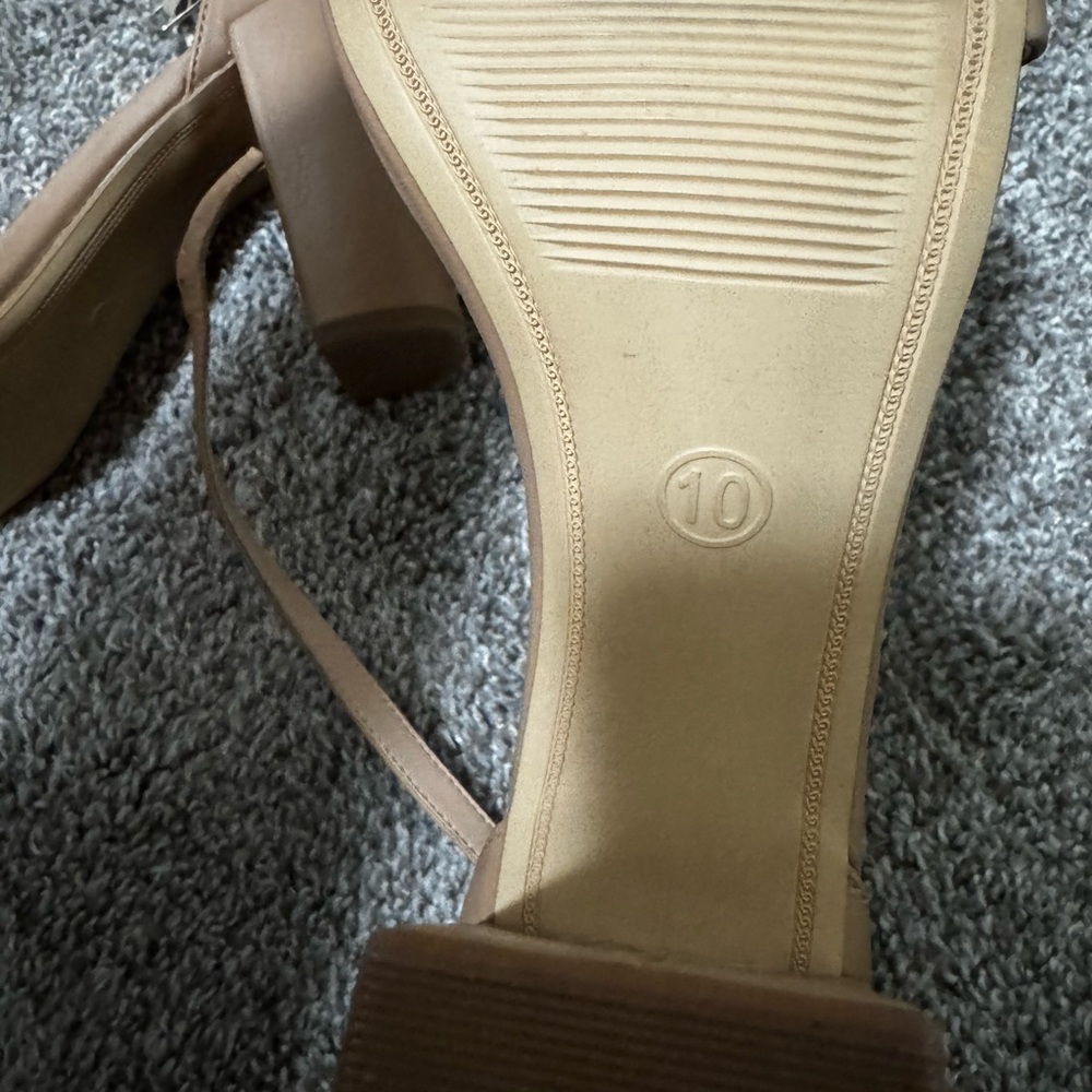 A New Day Women's Brown Heeled Sandals - Picture 3 of 4